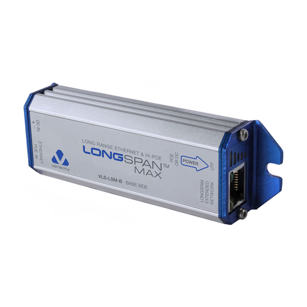 VERACITY VLS-LSM-B LONGSPAN MAX 90W HIGH POWER POE BASE UNIT