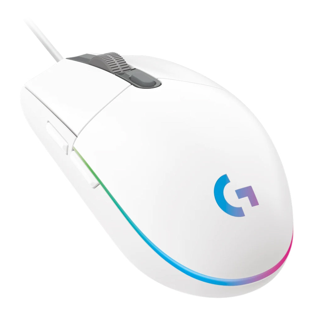 LOGITECH G203 LIGHTSYNC RGB WIRED GAMING MOUSE - WHITE (910-005797) - image 2