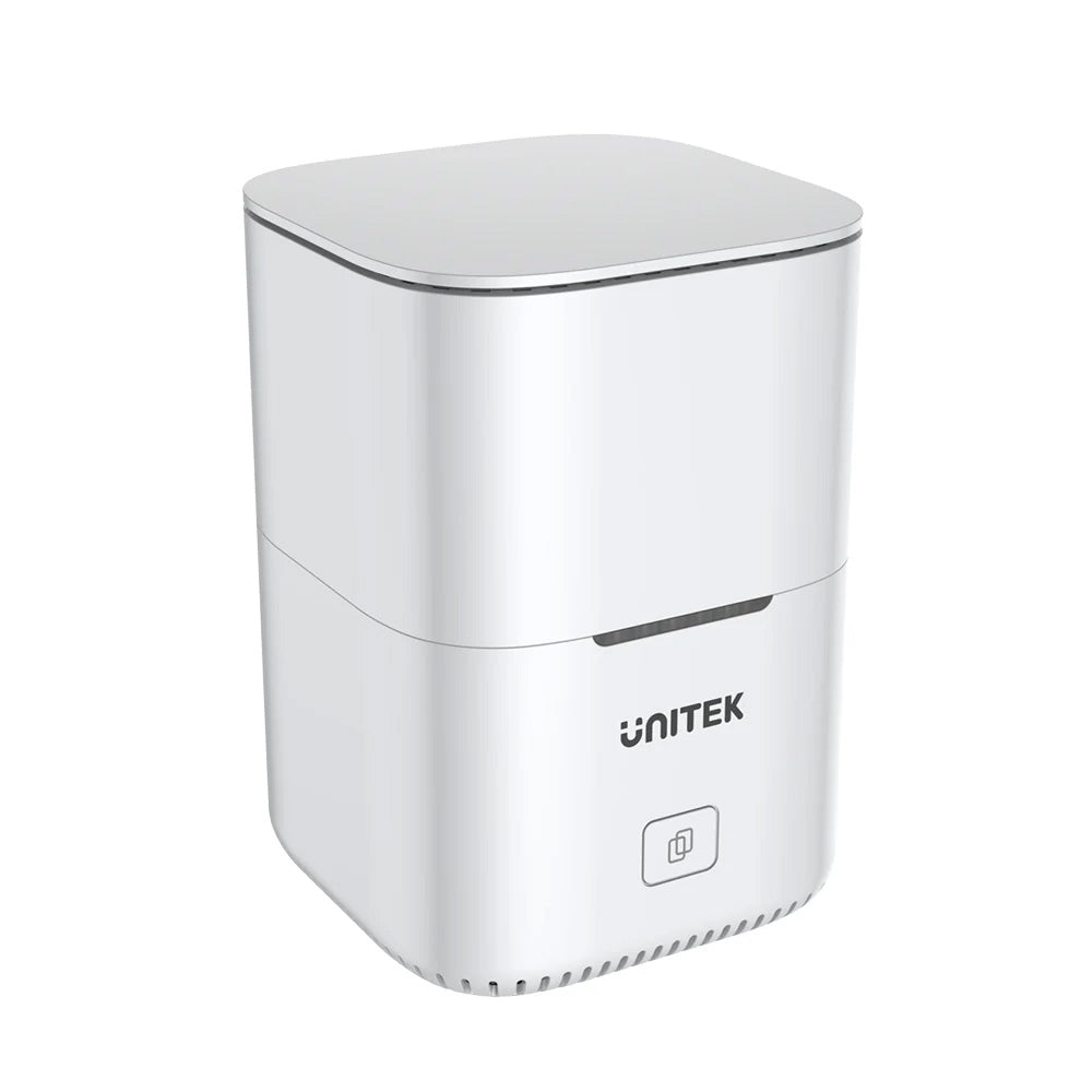 UNITEK S1207A SYNCSTATION MARSHMALLOW M.2 USB3.2 GEN2 TYPE-C 10GBPS DUAL-BAY NVME SSD DOCKING STATION WITH OFFLINE CLONE