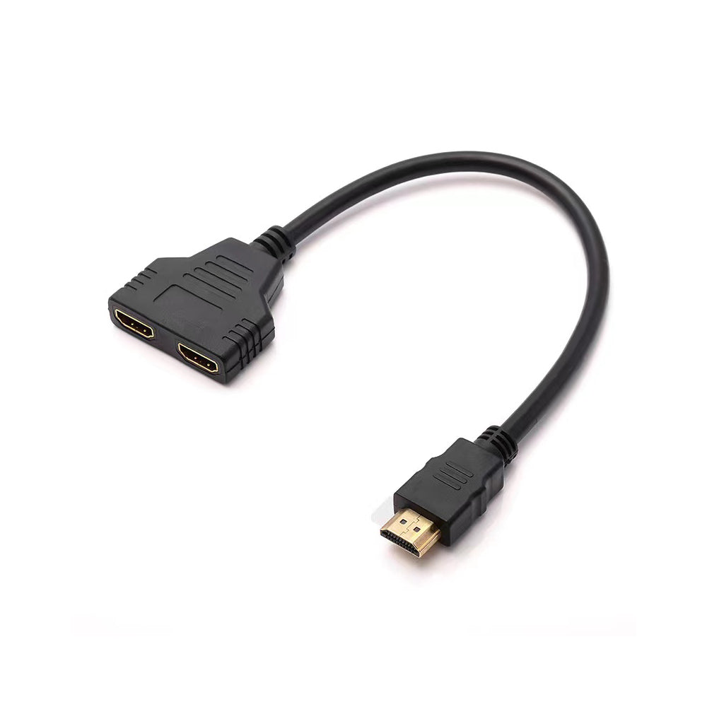 30CM 2 PORT HDMI SPLITTER CABLE - (CAB-HDM44F)