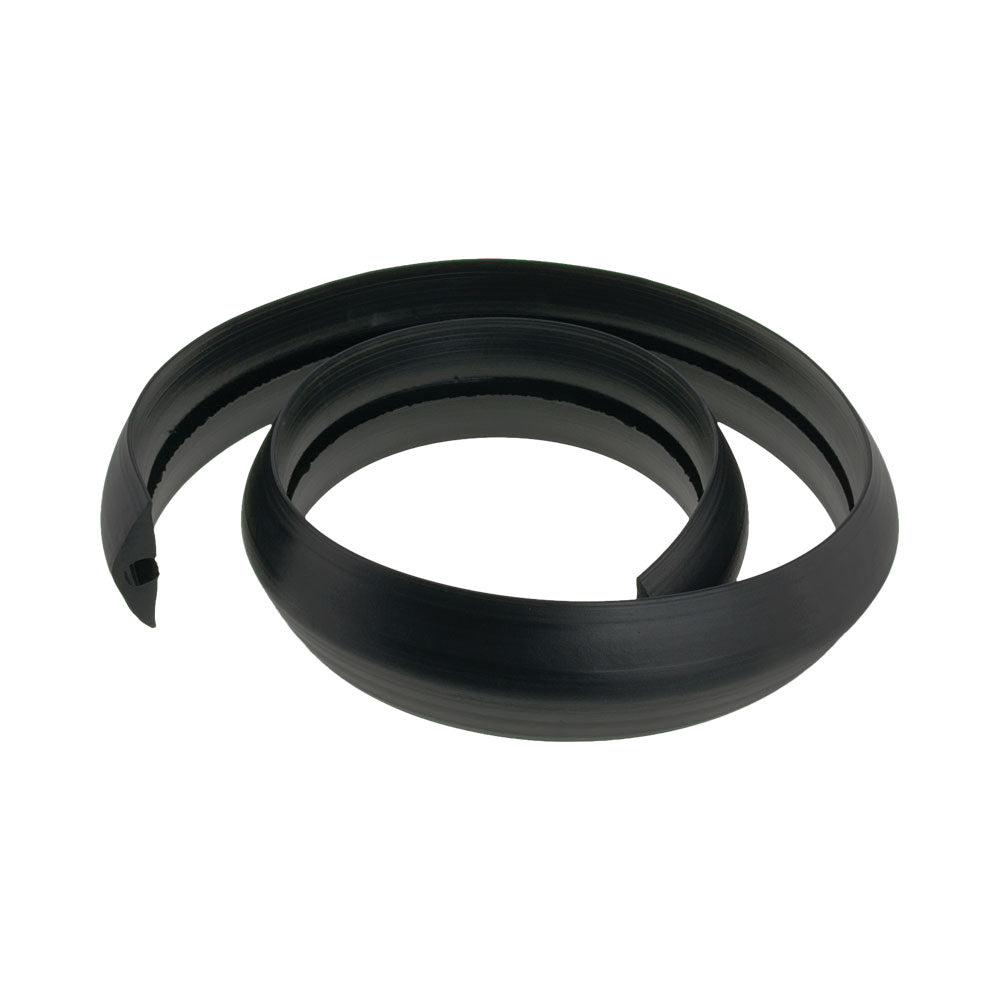 1-CHANNEL PVC RUBBER FLOOR CABLE COVER - SOLD PER METER