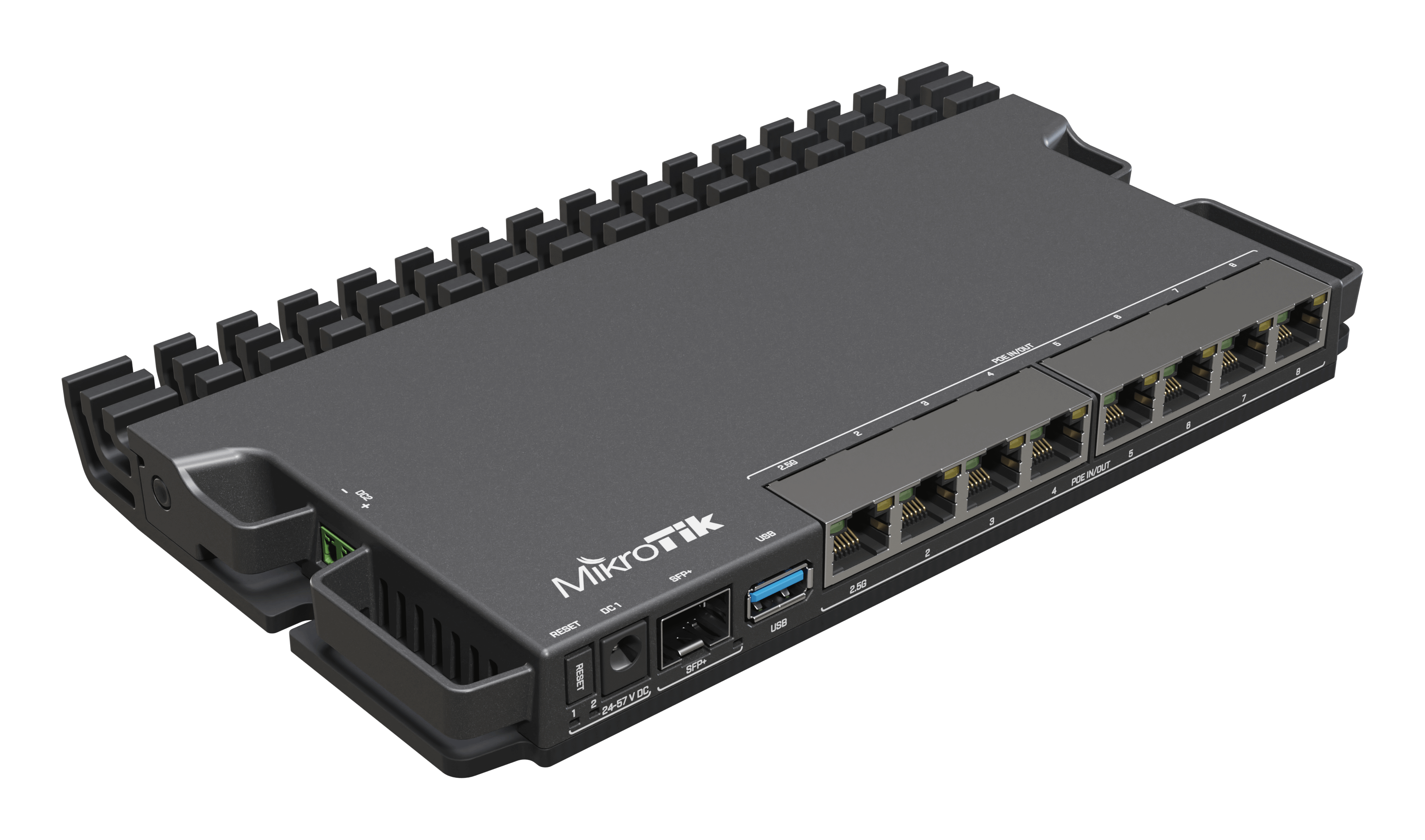 MikroTik 7 Gigabit 1 x 2.5Gbps 1 SFP+ PoE Router L5 License | MT-RB5009UPR+S+IN - image 2