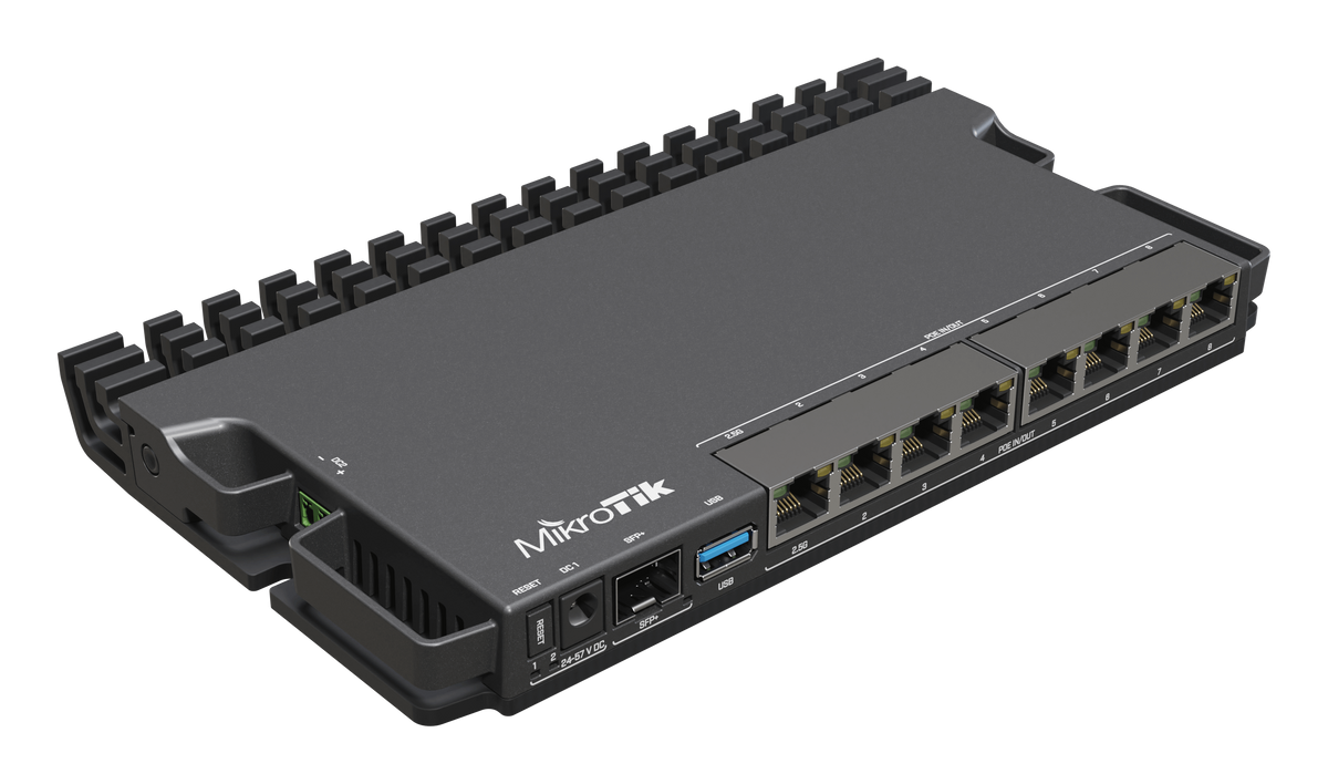 MikroTik 7 Gigabit 1 x 2.5Gbps 1 SFP+ PoE Router L5 License | MT-RB5009UPR+S+IN - image 2