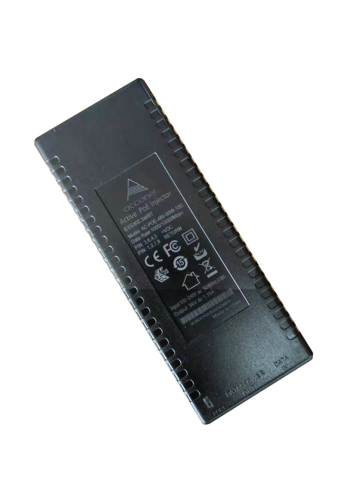 Acconet 10Gbps Active PoE (802.3bt) 48V, 1.35A, 65W - image 2
