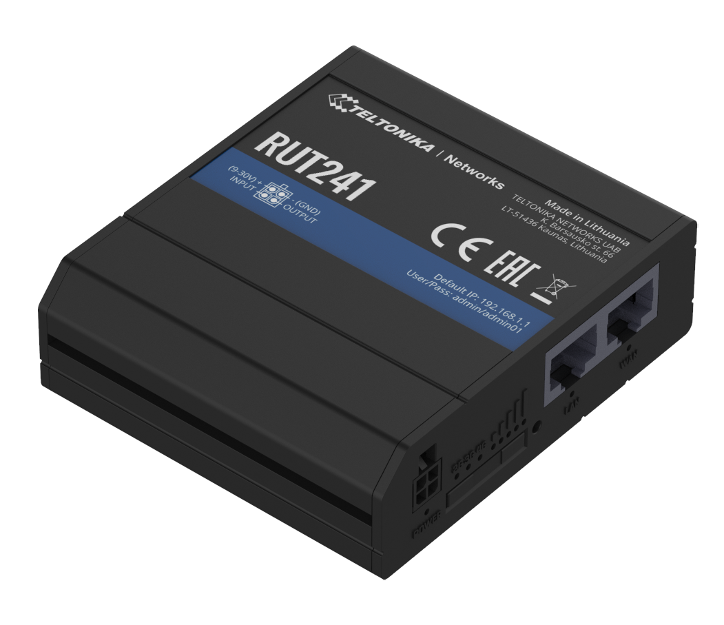 Teltonika Industrail 4G WiFi IoT Router | RUT241 - image 2