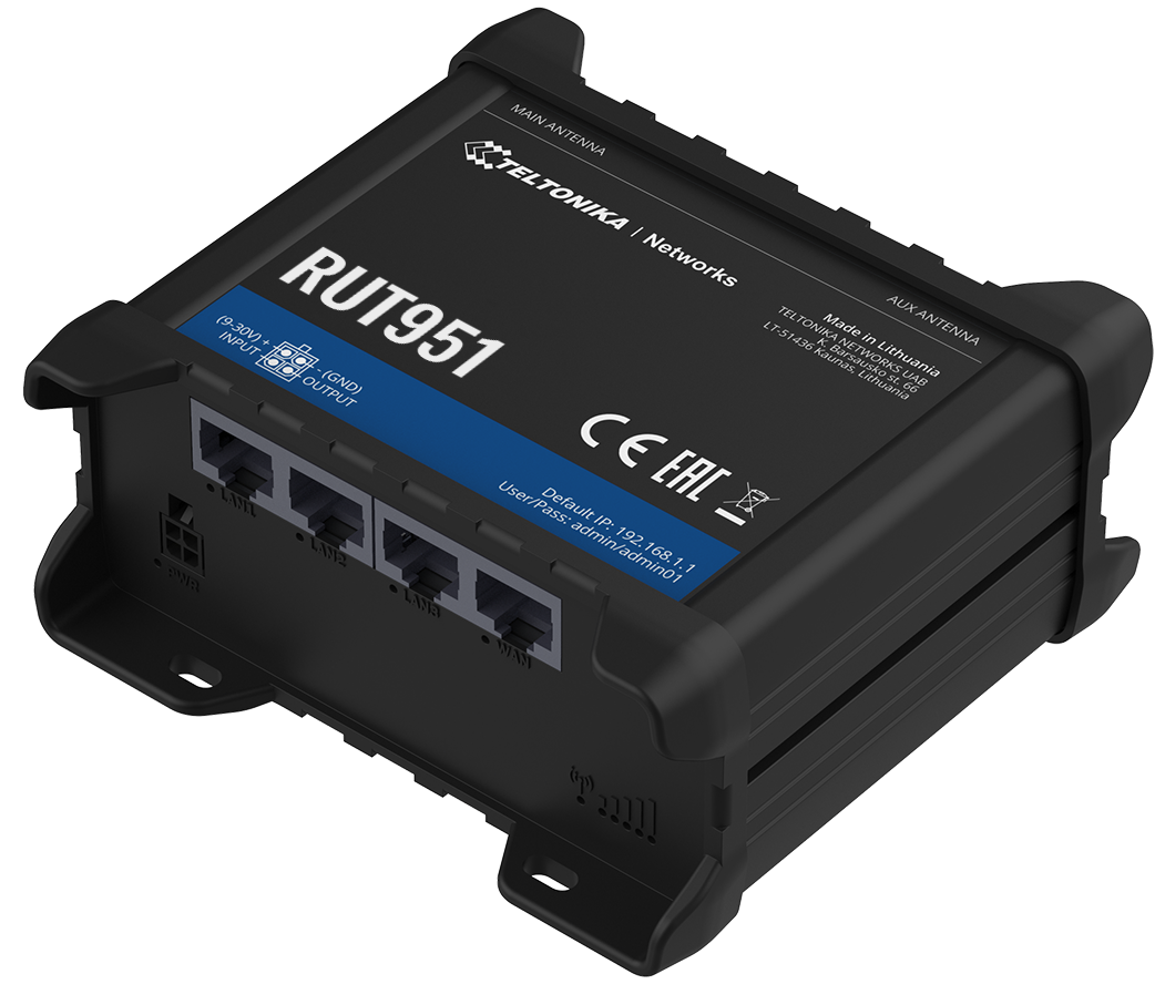 Teltonika Industrial 4G WiFi IoT Router | RUT951 - image 2