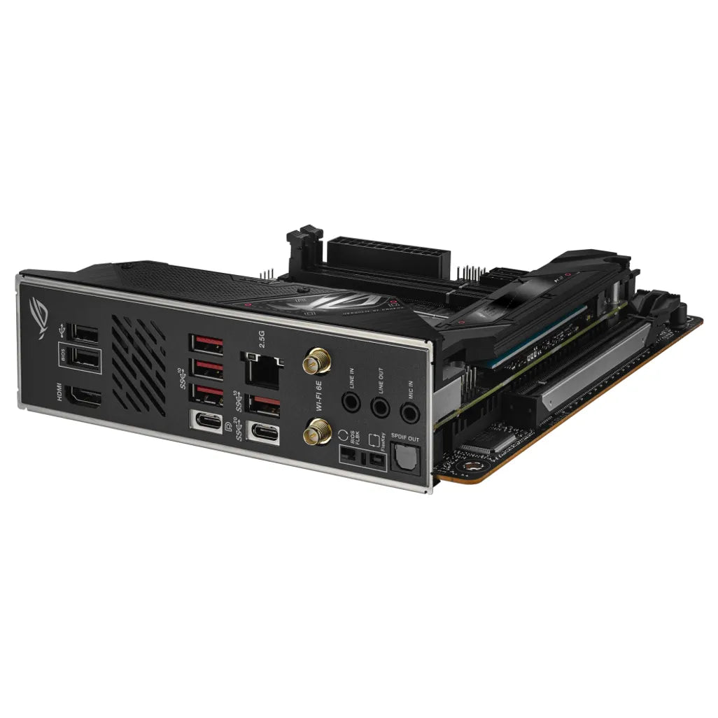 ASUS ROG STRIX B650E-I GAMING WIFI, AMD, Socket AM5, AMD Ryzen™ 7, Socket AM5, DDR5-SDRAM, 64 GB