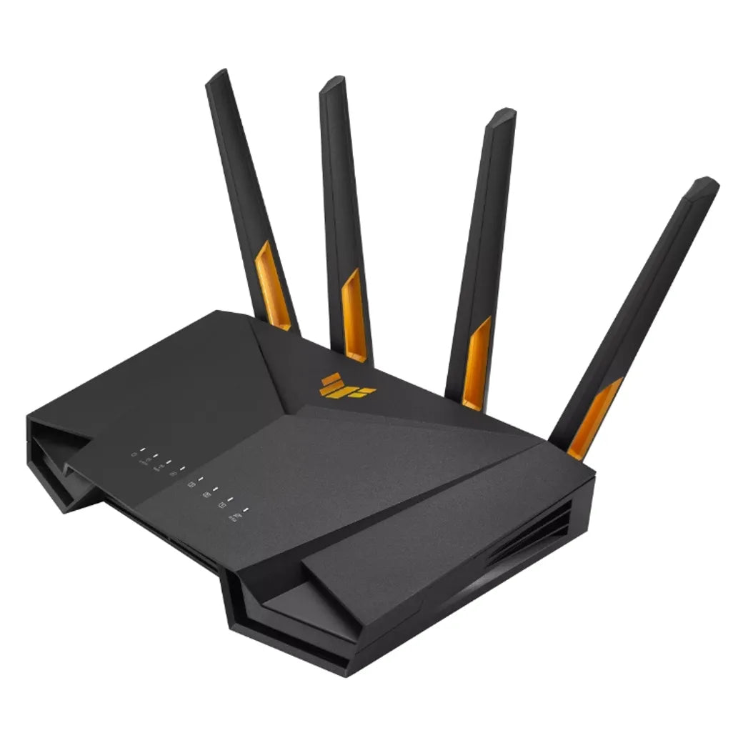 ASUS TUF-AX4200, Wi-Fi 6 (802.11ax), Dual-band (2.4 GHz / 5 GHz), Ethernet LAN, Black, Tabletop router