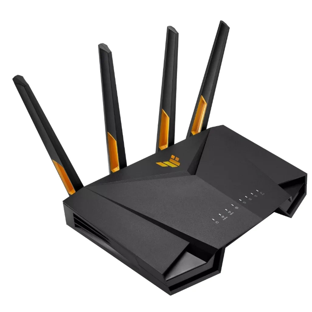 ASUS TUF-AX4200, Wi-Fi 6 (802.11ax), Dual-band (2.4 GHz / 5 GHz), Ethernet LAN, Black, Tabletop router