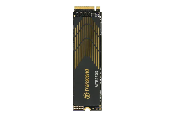 TRANSCEND 2TB MTE250S PCI-E GEN 4X4 M.2 NVMe 2280 SSD 3D TLC -7100 MB/s Read 6500 MB/s Write with Graphen Head Spreader -1560TBW - image 2