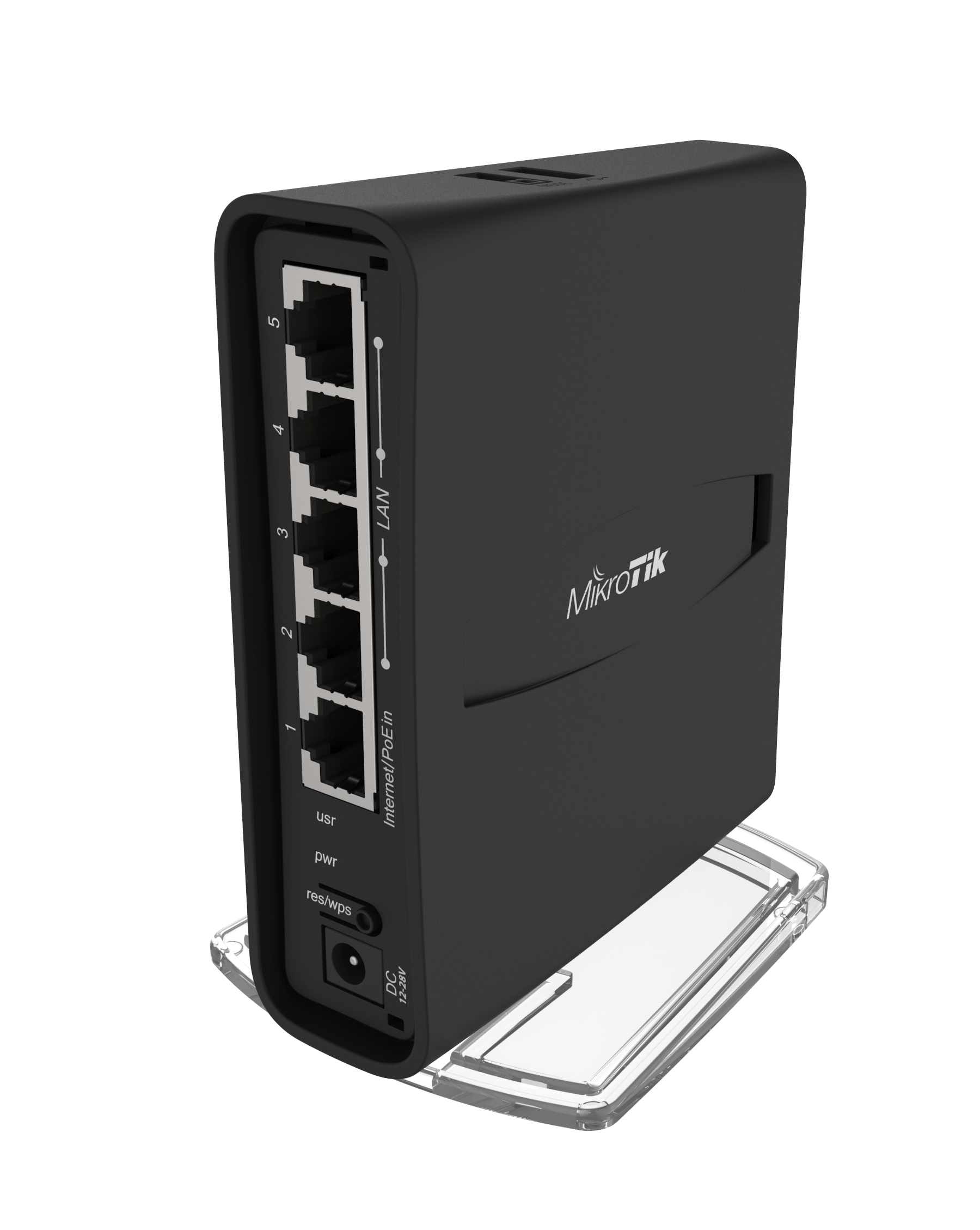 MikroTik hAP ac2 WiFi 5 Gigabit Router with 5 GbE ports | RBD52G-5HacD2HnD-TC