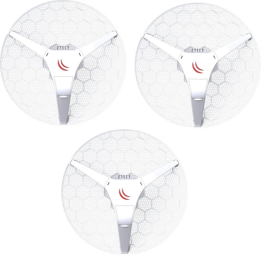 MikroTik LHG 5 - 5GHz Outdoor grid CPE - 3 pack - image 2