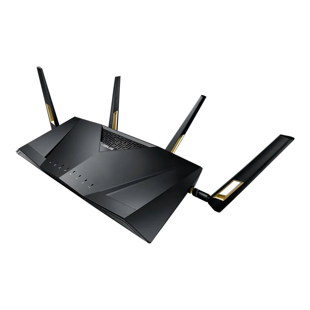 ASUS RT-AX88U, Wi-Fi 6 (802.11ax), Dual-band (2.4 GHz / 5 GHz), Ethernet LAN, 4G, Black, Tabletop router