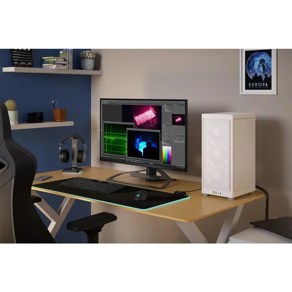 2000D AIRFLOW White Mini-ITX PC Case; 3x 2.5'' Drive Bays; Up to 360mm Radiator compatible - image 2