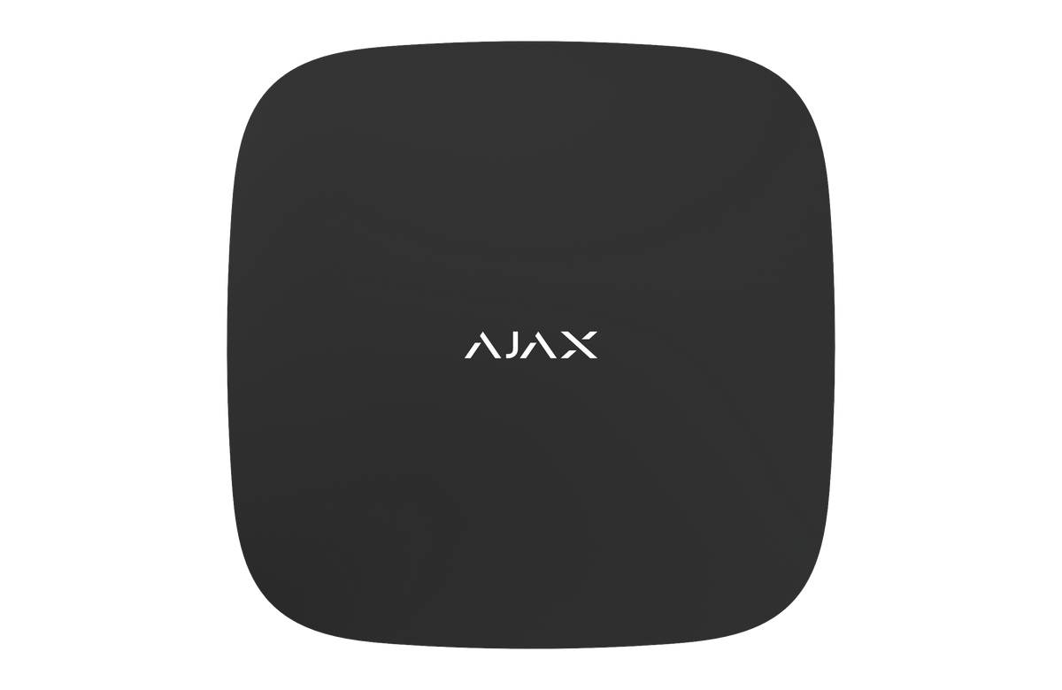 AJAX Security - Hub 2 Black Plus with Advanced Control Panel, Alarm Photo Verification, 2 Sim, ETH, and Wi-Fi | AJAX-HUB-2-PLUS-
