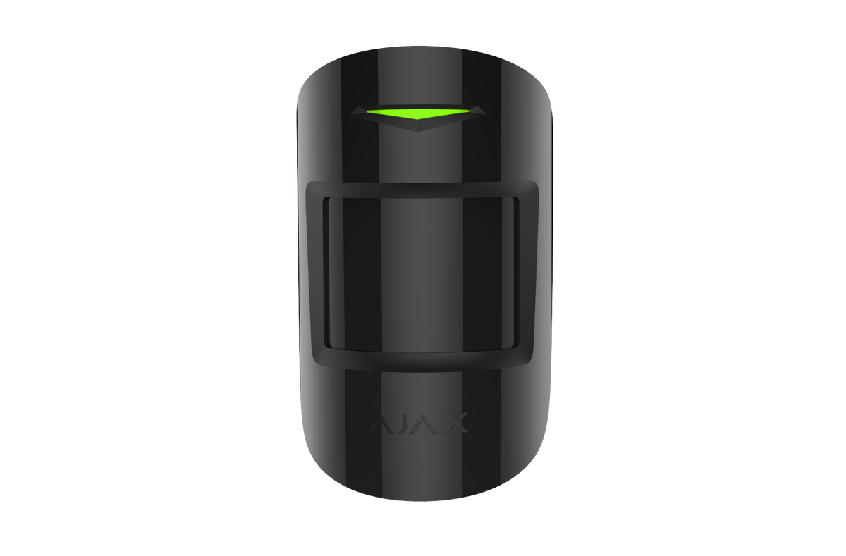 AJAX Security - CombiProtect - Black Wireless Combined Motion & Glass Break Detector | AJAX-CP-INDR-B
