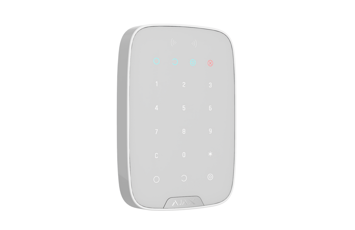 AJAX Security - Keypad Plus Jeweller, Wireless White Indoor Keypad | AJAX-KP-PLUS-W - image 2
