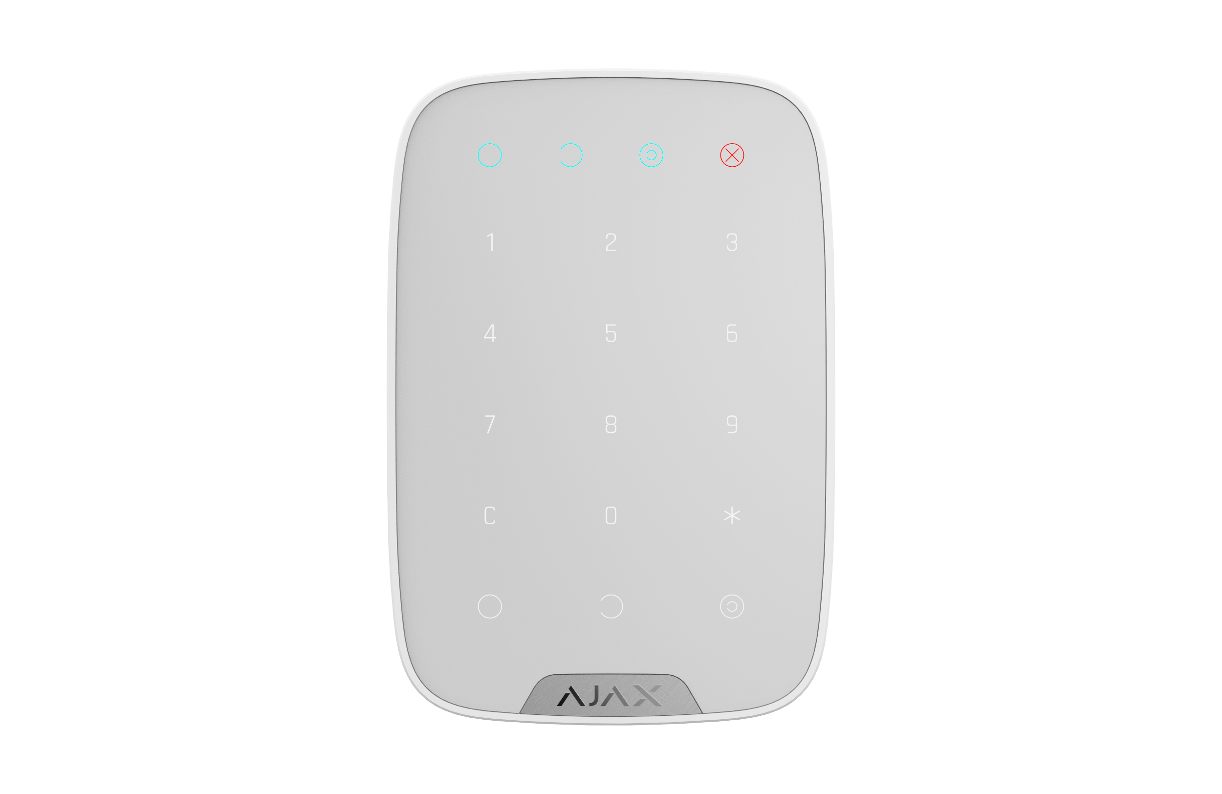 AJAX Security - Keypad Jeweller - Wireless White Indoor Keypad | AJAX-KP-W - image 2