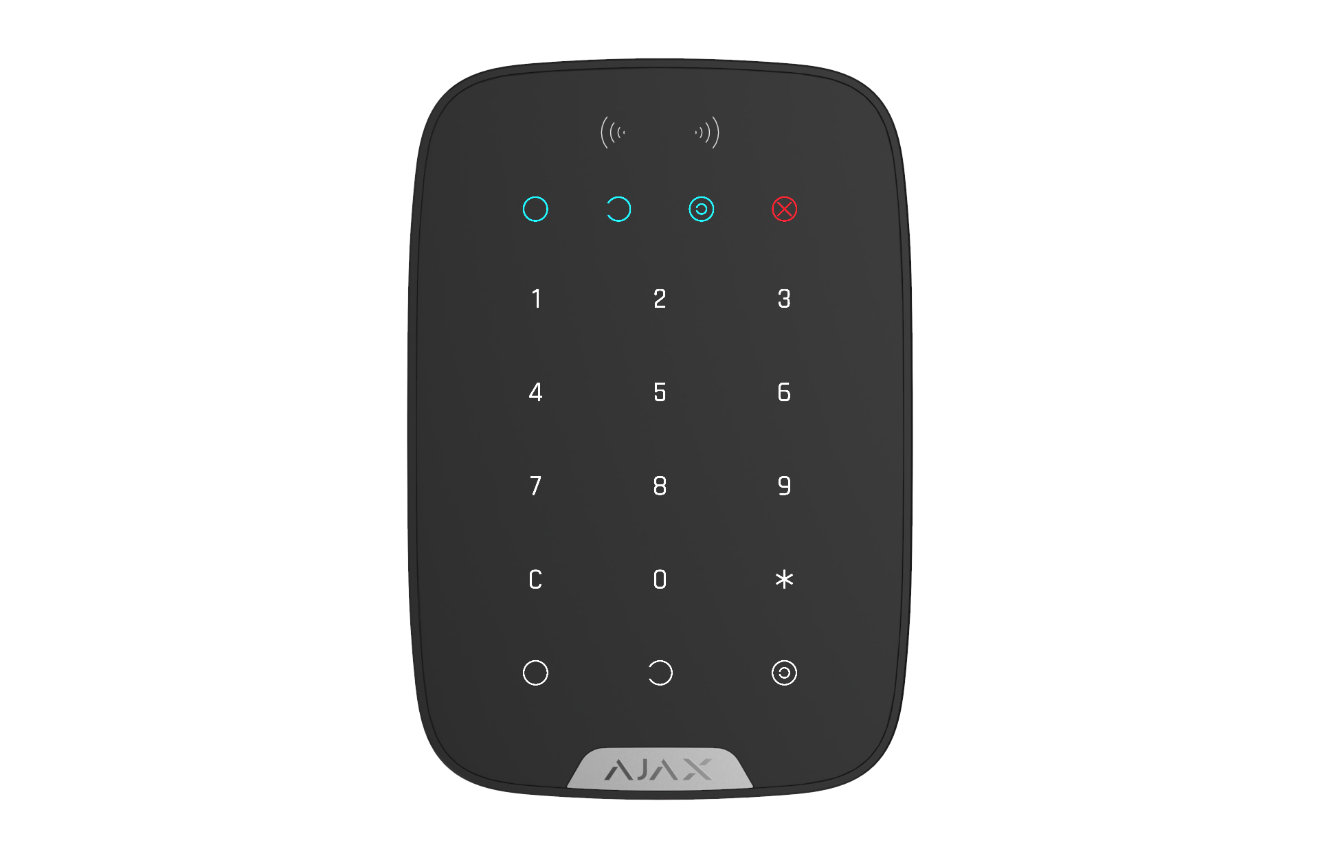 AJAX Security - Keypad Plus Jeweller, Wireless Black Indoor Keypad | AJAX-KP-PLUS-B