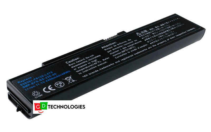 Fujitsu Siemens Esprimo Mobile V5515 11.1V 4400mah/48Wh Replacement Battery
