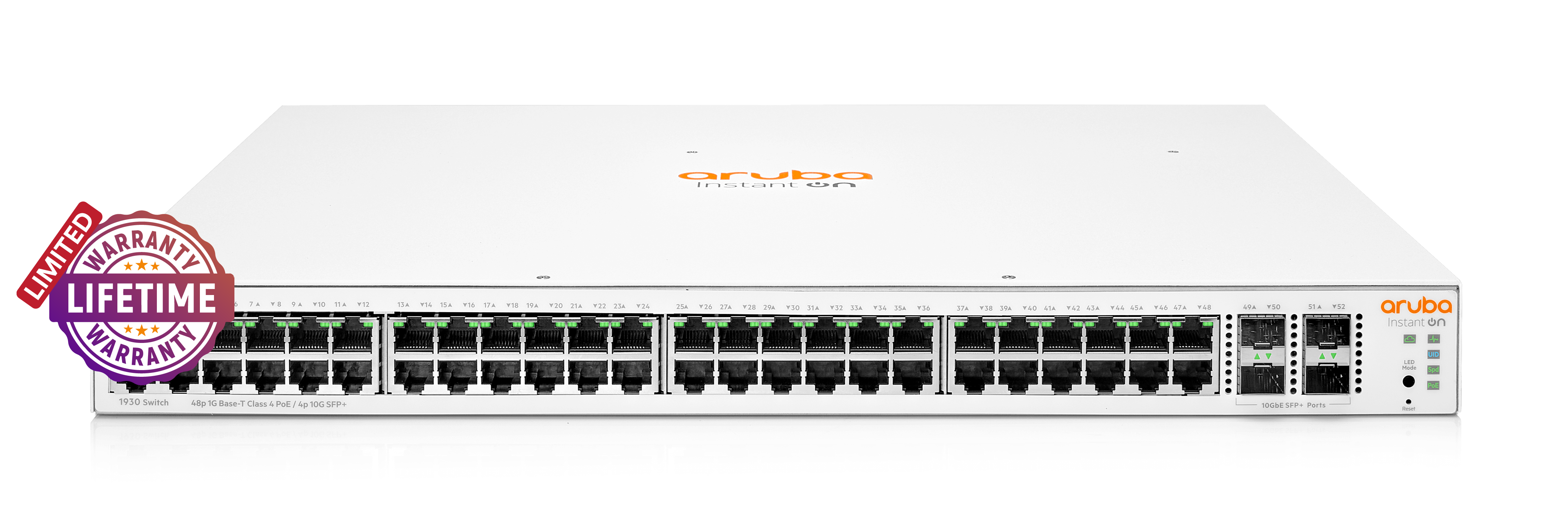 HPE Networking Instant On 1930 4xSFP+, 48 port Gb Switch