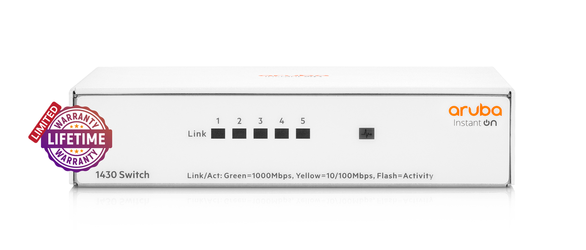 HPE Networking Instant On 1430 5 port GbE Switch | SW14305G