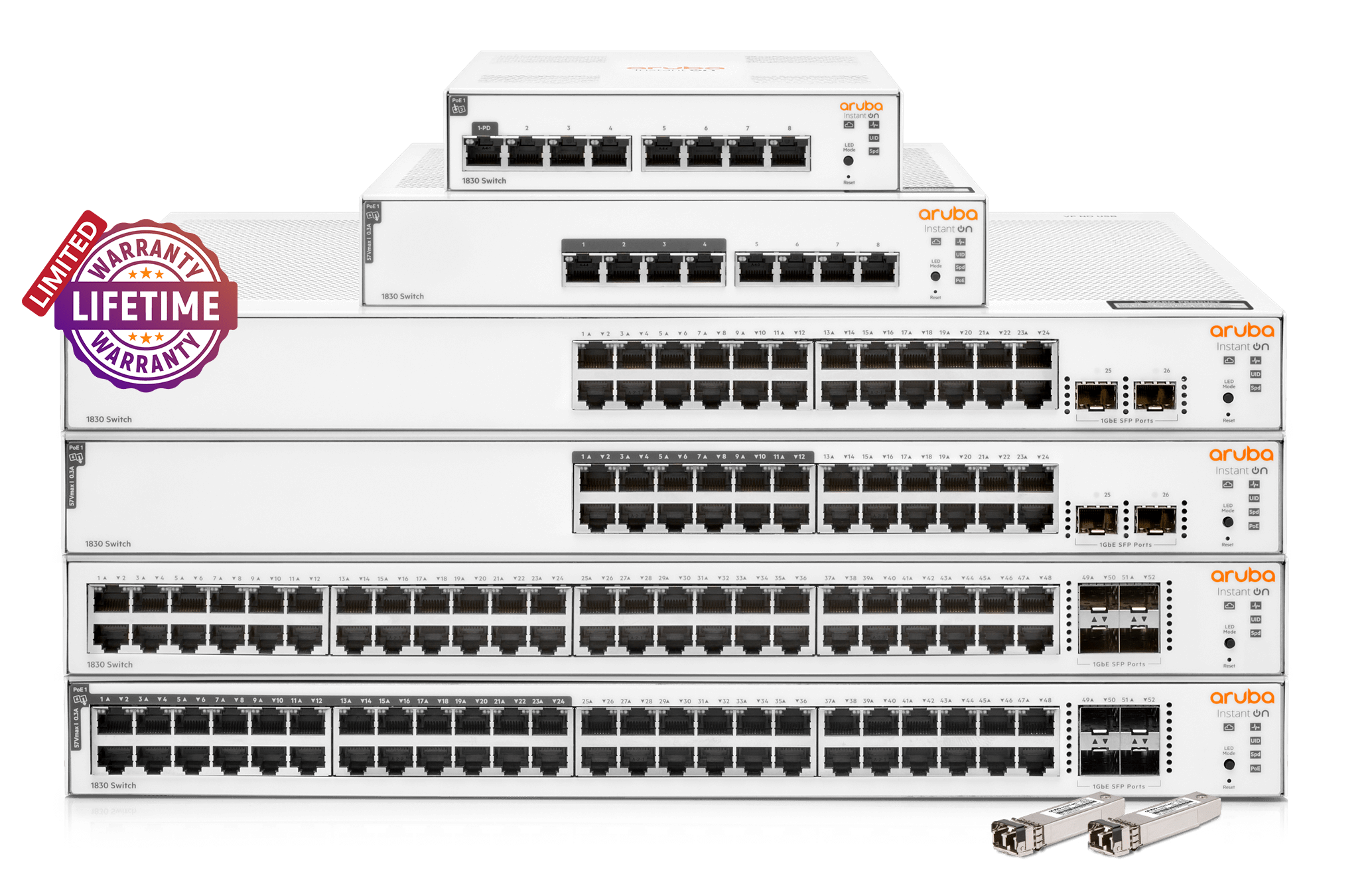 HPE Networking Instant On 1830 24 Port Gb - Non PoE Switch| ARU-IO-SW183024G