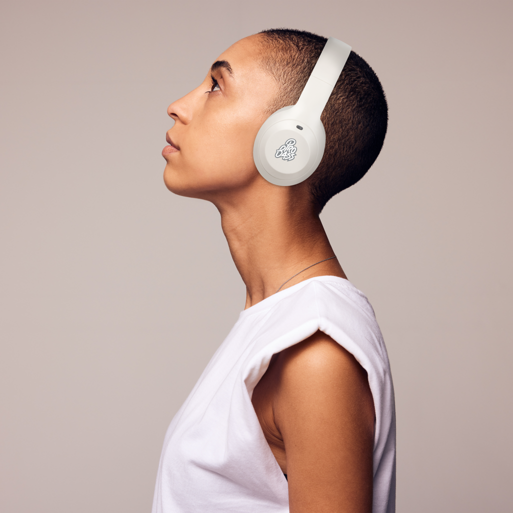 Pro Bass Renegade Series Bluetooth Headphone  - Nude