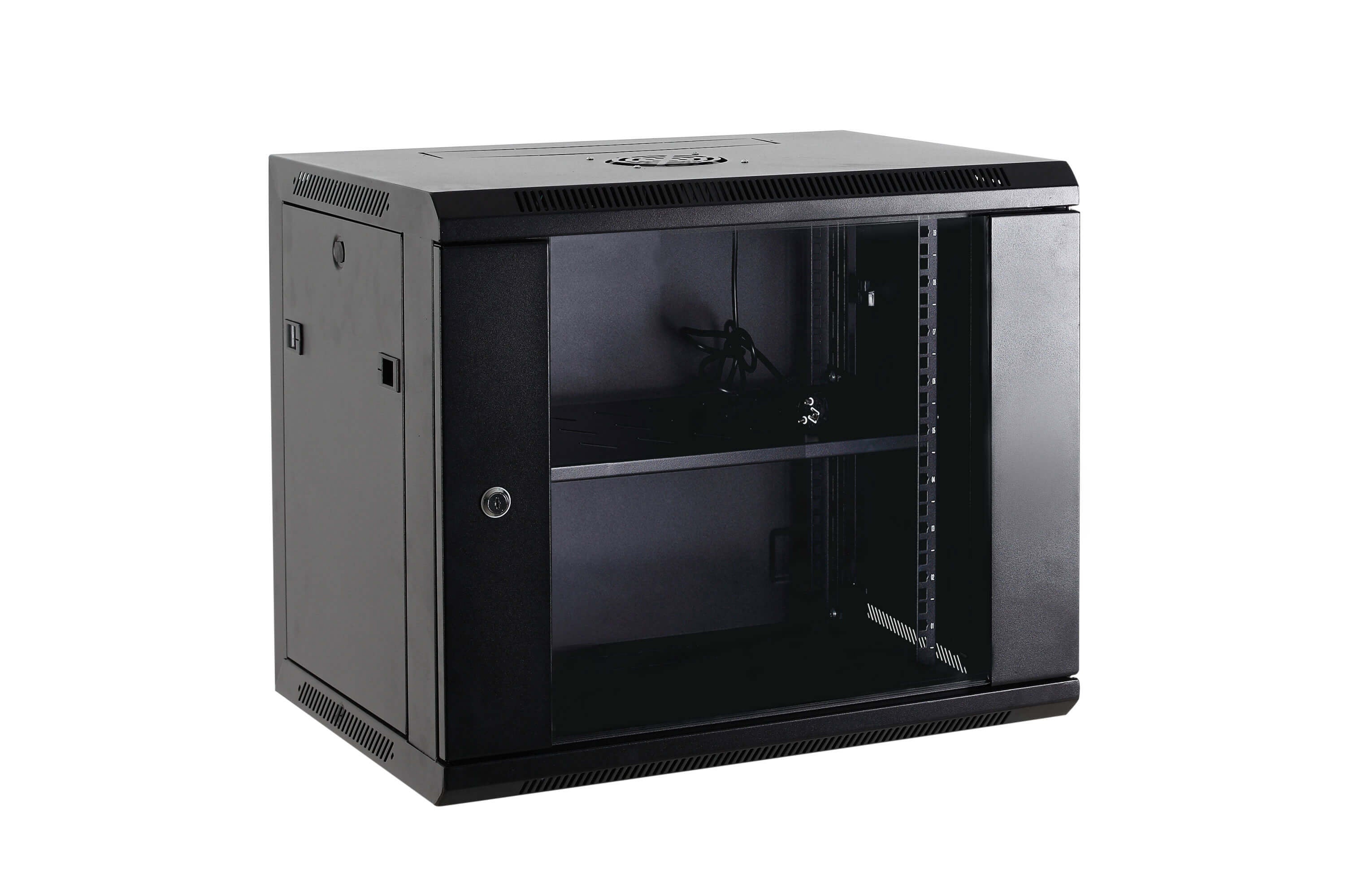 Acconet 9U Unassembled Fixed Wall Mount Box 450mm