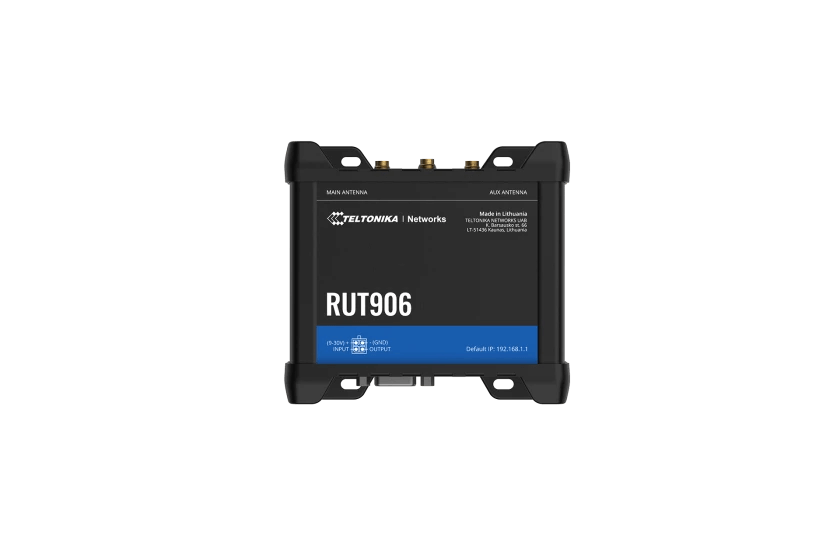 Teltonika RS232 / RS485 Industrial LTE Wi-Fi Router | RUT906