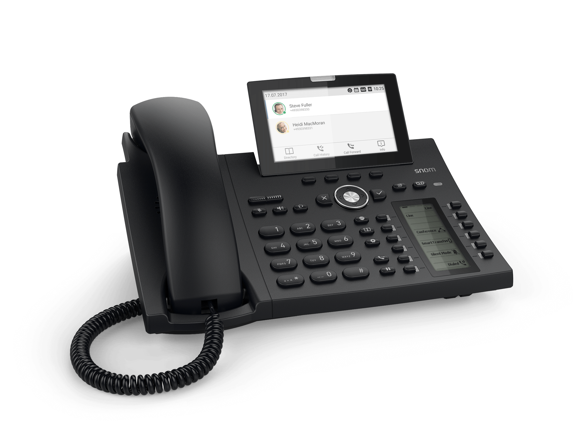 Snom D385 12-line Desktop SIP Phone - No PSU Included - Hi-Res Colour TFT Display - USB
