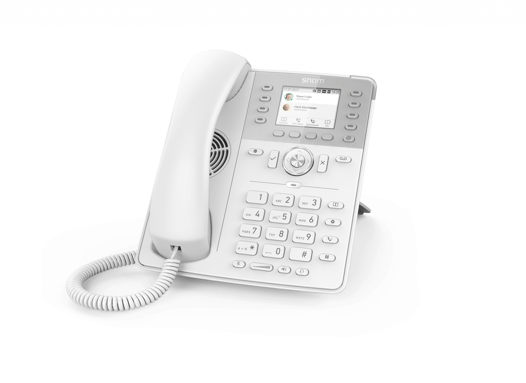 Snom D735 12-Line White Desktop SIP Phone | D735W - image 2