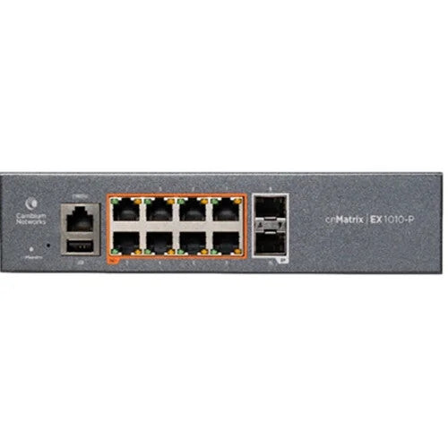 Cambium cnMatrix Enterprise 10 port PoE+ Switch | CNM-EX1010-P