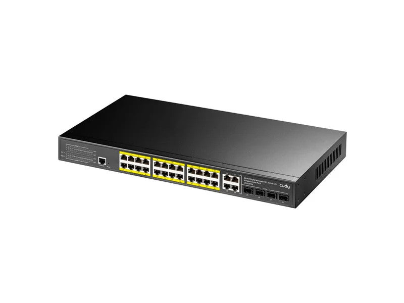 Cudy 24 Port Gigabit PoE 400W 4 Gigabit 4SFP Switch | GS2028PS4-400W - image 2