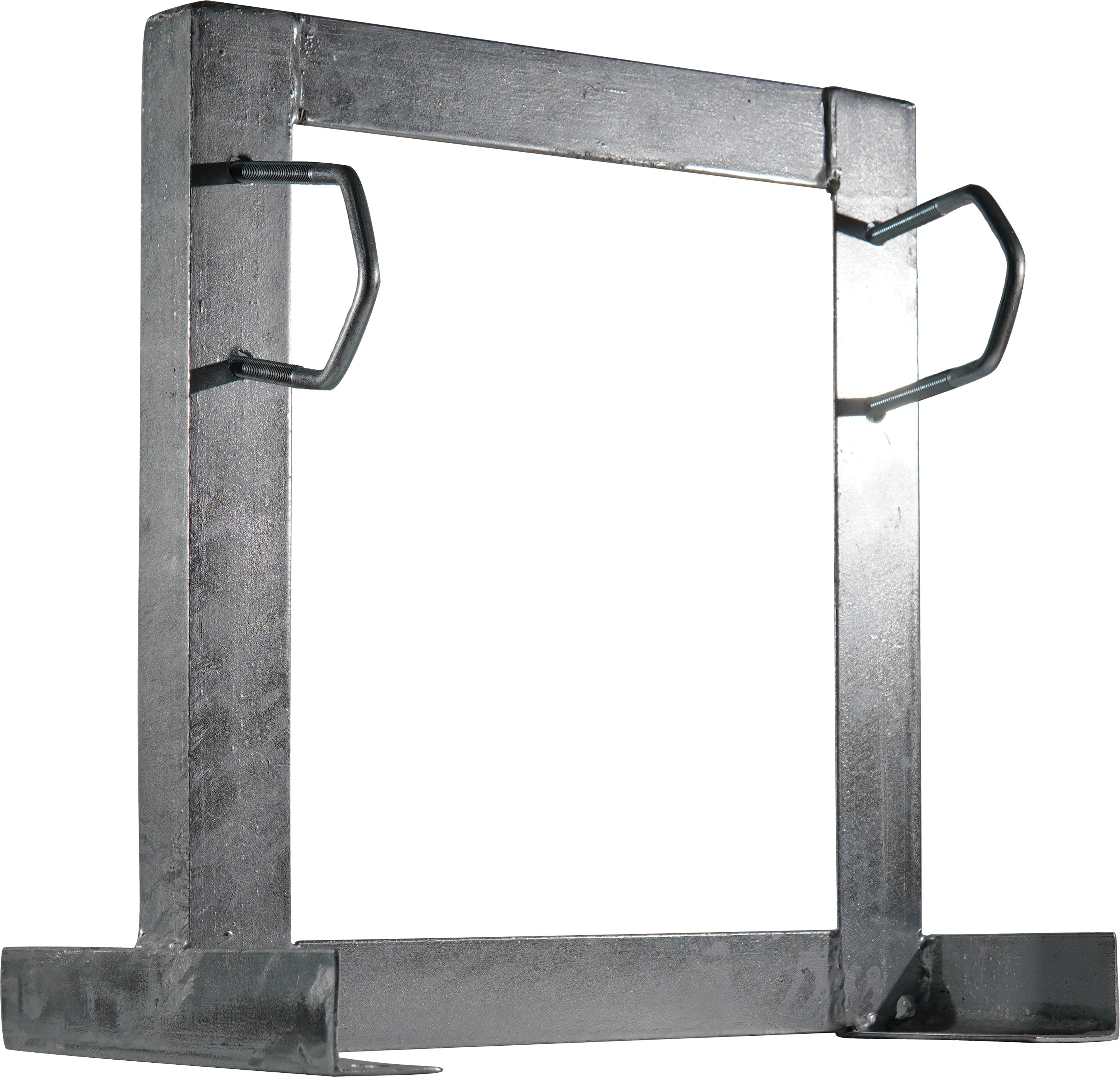 Square Wall Mount Bracket Offset Two Clamp Galvanised |TMP-SB-250-B