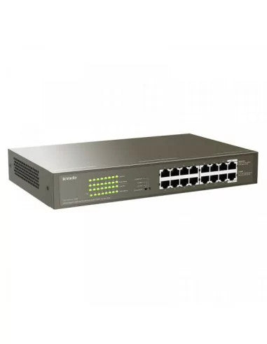 Tenda 16-Port Fast Ethernet Switch with 16-Port PoE | TEF1118P-16-150W - image 2