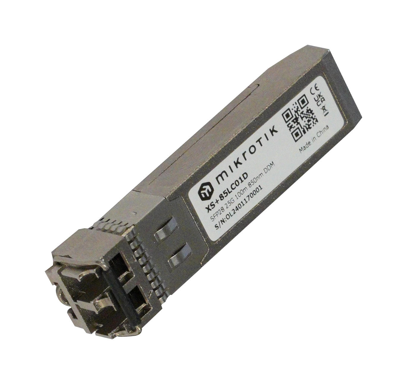 MikroTik 1.25G SFP, 10G SFP+ and 25G 100M MM SFP28 Module | XS+85LC01D