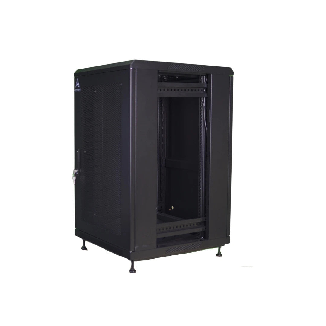 Acconet 18U Unassembled Floor Standing 600mm Cabinet Perforated - image 2