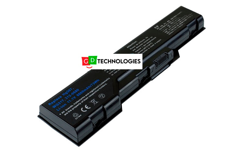 Dell Xps M1730 11.1v 7800mah/87wh Replacement Battery