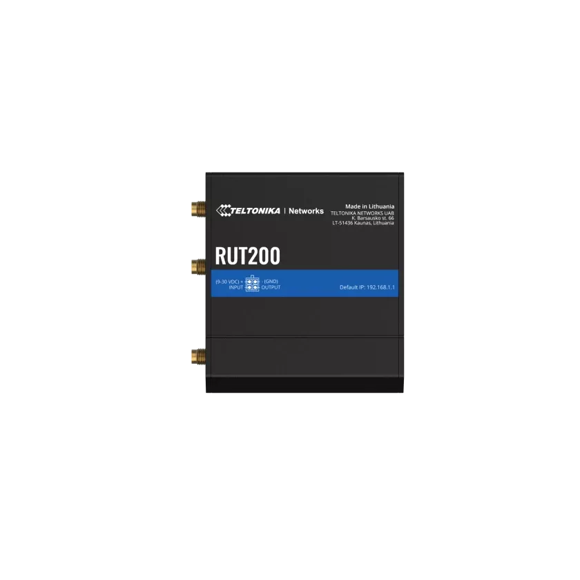 Teltonika 4G/LTE WiFi 4 Industrial Cellular Router | RUT200