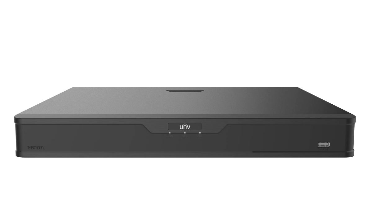 Uniview UNV PRIME Series 16-Channel NVR with 16 PoE Ports | NVR302-16B-P16-IQ