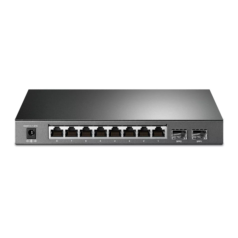 TP-Link JetStream 10-Port Gigabit Smart Switch with 8-Port PoE+ | TP-SG2210P
