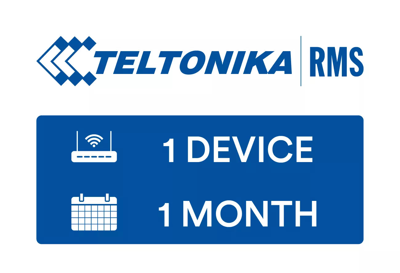 Teltonika RMS License, 1 device credit, 1 month| RMSCREDIT000