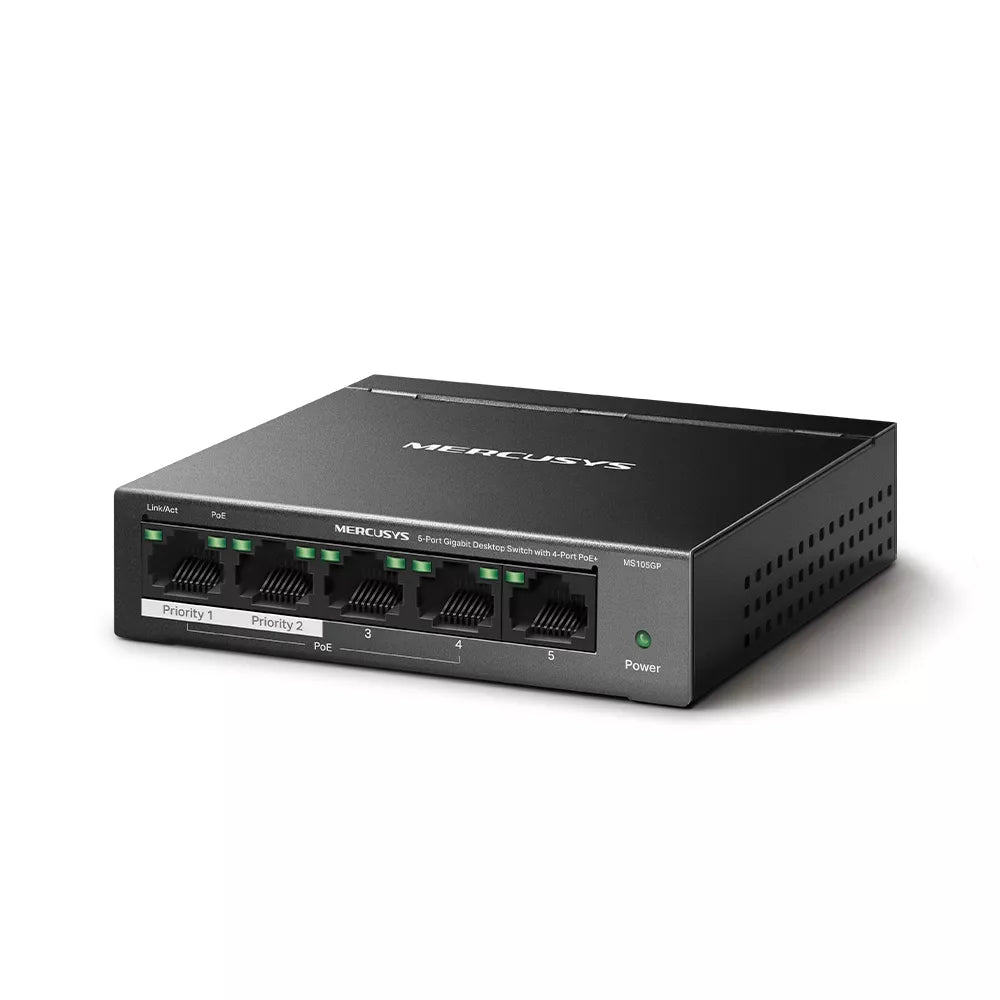 Mercusys 5-Port Gigabit PoE Desktop Switch | MRC-MS105GP - image 2