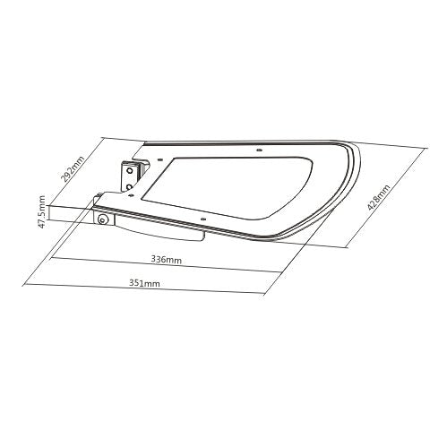 BRACKET - DVD/AV SHELF - Accessories of TT02 series products