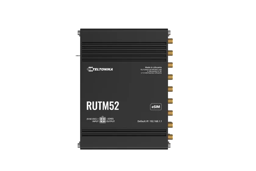 Teltonika Dual 5G Industrial Router | RUTM52