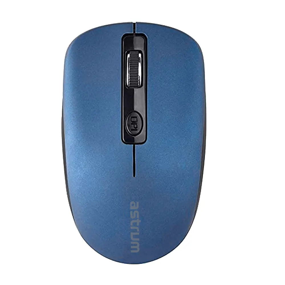 MW270 MOUSE WIRELESS 2.4GHZ RECHARGE BLUE