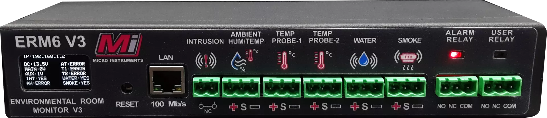 Micro Instruments – Rack Mount Server Room Environmental Monitor - image 2
