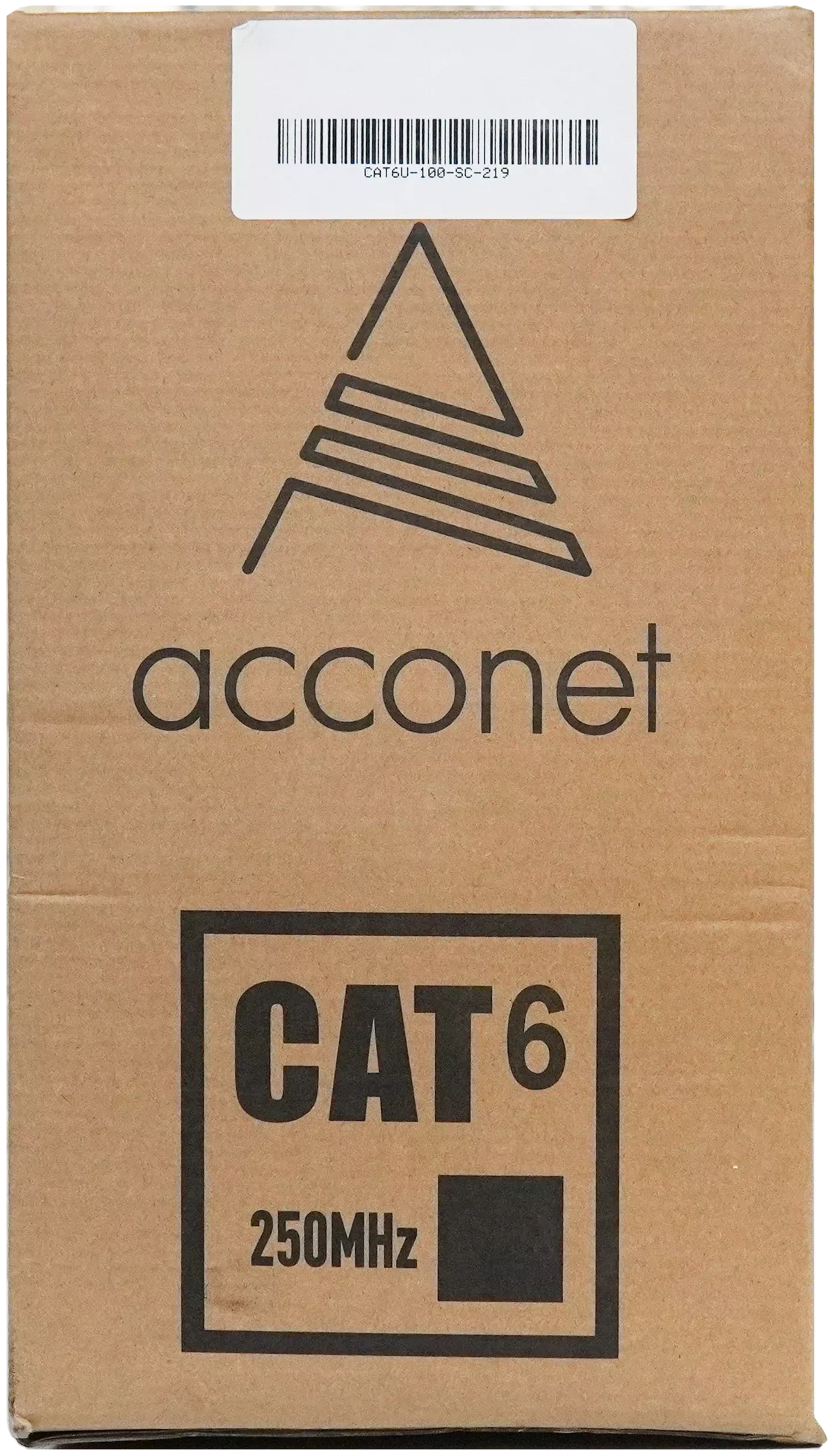 Acconet CAT6 UV Outdoor Ethernet Cable 100m Black Solid Core SF/TP Pull Box | CAT6U-100-SC - image 2