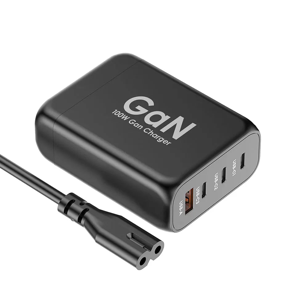 100W GaN fast Type-C PD 4 ports Charger, Laptop Mobile - Pro PD140